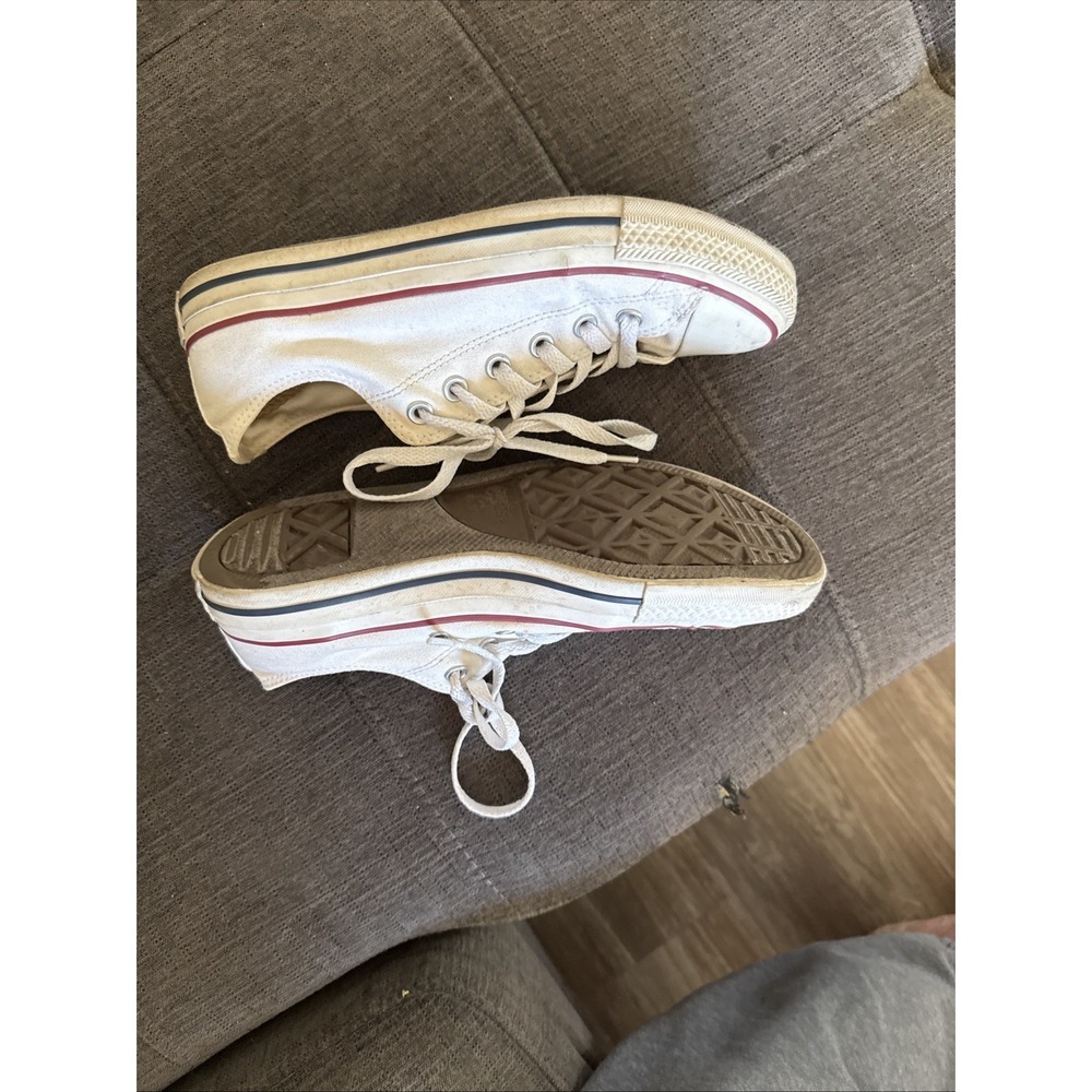 Converse Women's Chuck Taylor's All Star White Casual Shoes Sneakers Size 9 VG+ - Picture 5 of 10